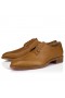 Christian Louboutin Chambeliss Derbies Waxed Calf Leather Terra