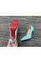 Christian Louboutin Kate Pumps 100mm Patent Leather Light Blue