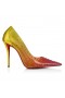 Christian Louboutin Miss Z Degrastrass 100 Mm Pumps Pvc And Laminated Calf Leather Citronnade