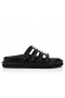 Christian Louboutin Pyra Hallulila Mules Waxed Calf Leather Black