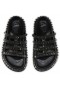 Christian Louboutin Pyra Hallulila Mules Waxed Calf Leather Black