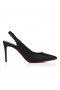 Christian Louboutin Sporty Kate Sling 85 Mm Slingback Pumps Lamb Nappa Leather Black