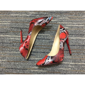 Christian Louboutin, Så Kate Pumper 120mm Python Mønster Læder Flerfarvet
