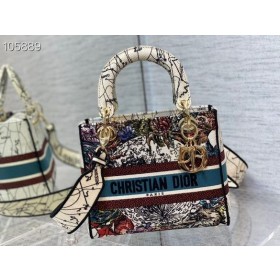 Dior Lady D-Lite Taske Seamaster Flerfarvet