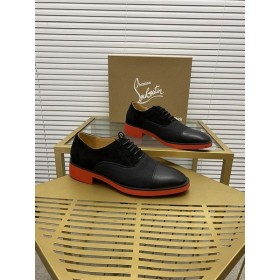 Christian Louboutin Greggo RXL Oxford Kalv Læder Sort