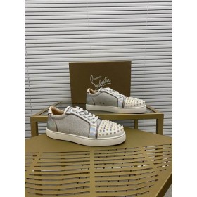 Christian Louboutin Vierira Pigge Lav-top Sneaker CL Sko