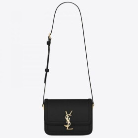 Saint Laurent Solferino Lille Pose Sort Kalveskind Saint Laurent Tasker