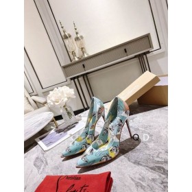 Christian Louboutin Kate Pumper 100mm Grafisk Trykt Flerfarvet Patent Læder