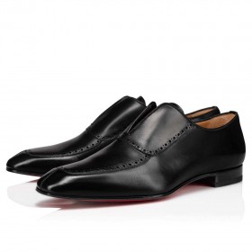 Christian Louboutin Lafitte På Oxford Kalv Læder Sort Christian Louboutin Sko
