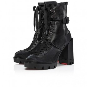 Christian Louboutin Macademia 100 Mm Lav Støvler Black Christian Louboutin Sko