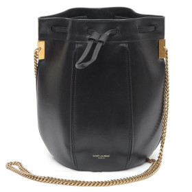 Saint Laurent Black Talitha Lille Spand Pose Saint Laurent Tasker
