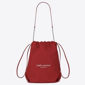 Saint Laurent Red Teddy Løbegang Bag Saint Laurent Tasker