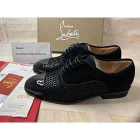 Christian Louboutin Greggo Sort Patend Kalv