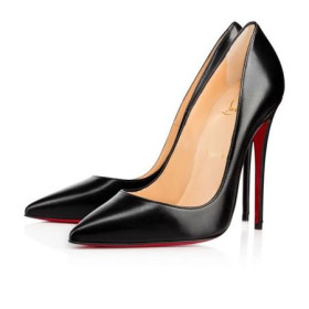 Christian Louboutin Pumper, Så Kate 120 mm SORT Læder