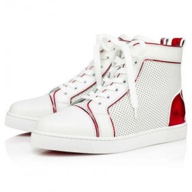 Christian Louboutin Sneaker Sjov Louis Kvinde Biancoloubi Kalv