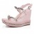 Christian Louboutin Pyraclou 110 Mm Espadriller Patent Kalv Læder Poupée CL Sko