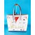 Christian Louboutin Multi/Hvid Print Kalv Tote Taske