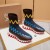 Christian Louboutin Sharky Sok Sneakers Strik Mesh-Flerfarvet