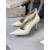Jimmy Choo Kærlighed 85 Kalv Læder Pumper JC Emblem Beige