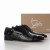 Christian Louboutin Greggo Oxfords Krokodille Prægede Patent Læder Sort Grøn