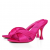 Christian Louboutin Nicol Er Tilbage 85mm Muldyr Crepe Satin Pink