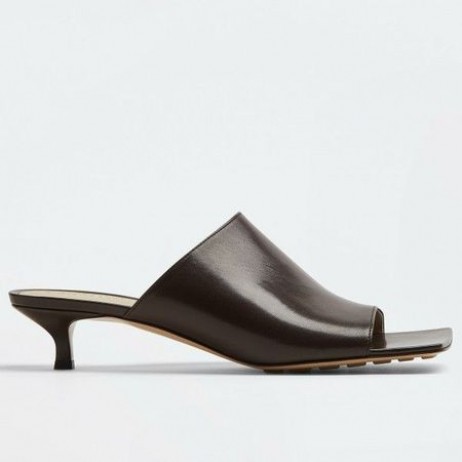 Bottega Veneta Stretch Muildieren 40mm Zwart Lamsvacht Bottega Veneta Schoenen