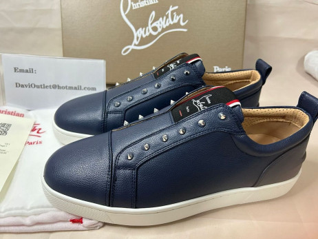 Christian Louboutin F. A. V Fique Een Vontade Sneakers Marine Christian Louboutin Schoenen