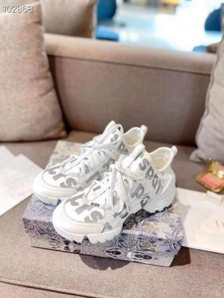 Dior D-connect Witte Sneakers Technische Stof