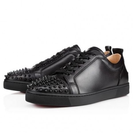 Christian Louboutin Louis Junior SP zwart/Zwart Kalf
