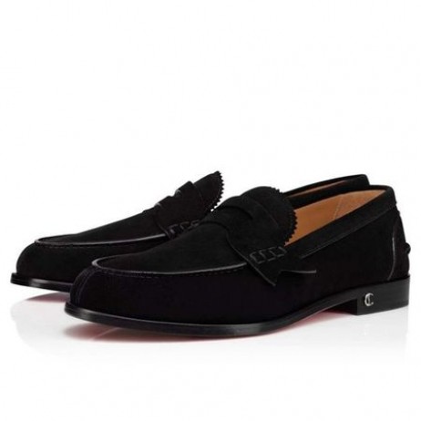 Christian Louboutin Oxford Geen Cent Zwart Leer