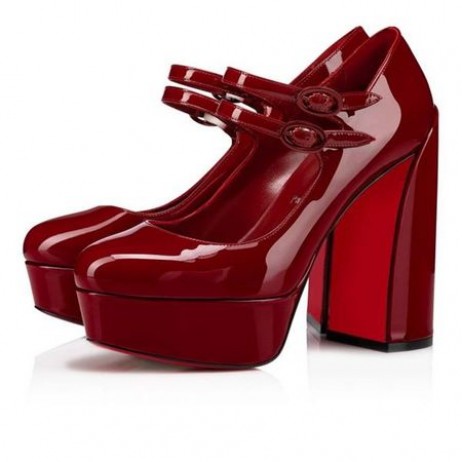 Christian Louboutin Pompen Movide Jane 130 mm Porpora/lin Porpora Patent