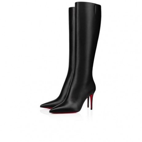 Christian Louboutin Tall Boot Kate Botta 85 mm Zwart Kalf