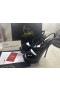 Christian Louboutin Jenlove Alta Pompen 120mm Patent Vog Leer Zwart
