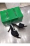 Bottega Veneta Lido Sandalen Zwart Intrecciato Leer Bottega Veneta Schoenen