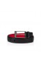 Christian Louboutin Bizzbelt Riem 30mm Korrelige Kalf Lederen Zwart