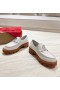 Christian Louboutin CL Mg Lug Instappers Wit kalfsleer