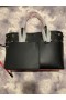 Christian Louboutin Cabata Rijk Spike Studded Leather Tote Bag Zwart Christian Louboutin Winkel