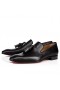 Christian Louboutin Paardenbloem Tassel Loafers Kalfsleer Zwart Christian Louboutin Schoenen