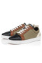 Christian Louboutin Leuk Louis Junior Sneakers Kalfsleer En Olona Canva Multicolor