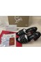 Christian Louboutin Jane Mule Strass Boum 85mm Muildieren Veau van Velours En Strass Boom Zwart
