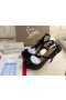 Christian Louboutin Jenlove Alta 120 Mm-Open-Toe Pumps Leer Zwart