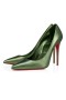 Christian Louboutin Kate Pomp 100MM Nappa Leder Vertlaine CL Schoenen