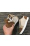 Christian Louboutin Louis Junior Orlato Sneakers Suede en Stof Bruin