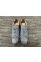 Christian Louboutin Louis Junior Strass Sneakers Suede Grijs