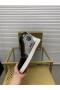 Christian Louboutin Louis Spikes High-top Sneakers Patent en Fluweel Zwart Zilver