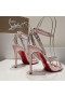 Christian Louboutin Mafaldina Spikes Sandalen 100mm Patent Lederen Roze