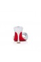 Christian Louboutin Mariza Is Terug Strass 85 mm Muildieren Sandalen Zilver Christian Louboutin Schoenen