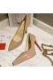 Christian Louboutin Pigalle Plato Pompen 100mm Patent Naakt Leder
