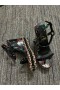 Christian Louboutin Pyraclou 110mm Wedge Sandalen Starlight Door de Nacht Kalfsleer Patent Multicolor