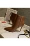 Christian Louboutin Dus Kate Buit enkellaarsjes 85mm Bruin Kalfsleer